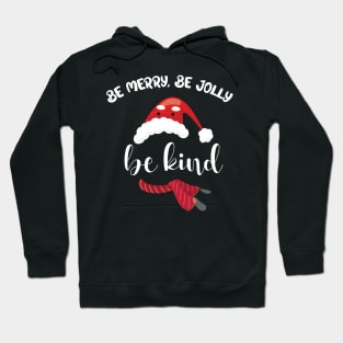 Be Merry Be Jolly Be Kind Christmas Family Christmas Hoodie